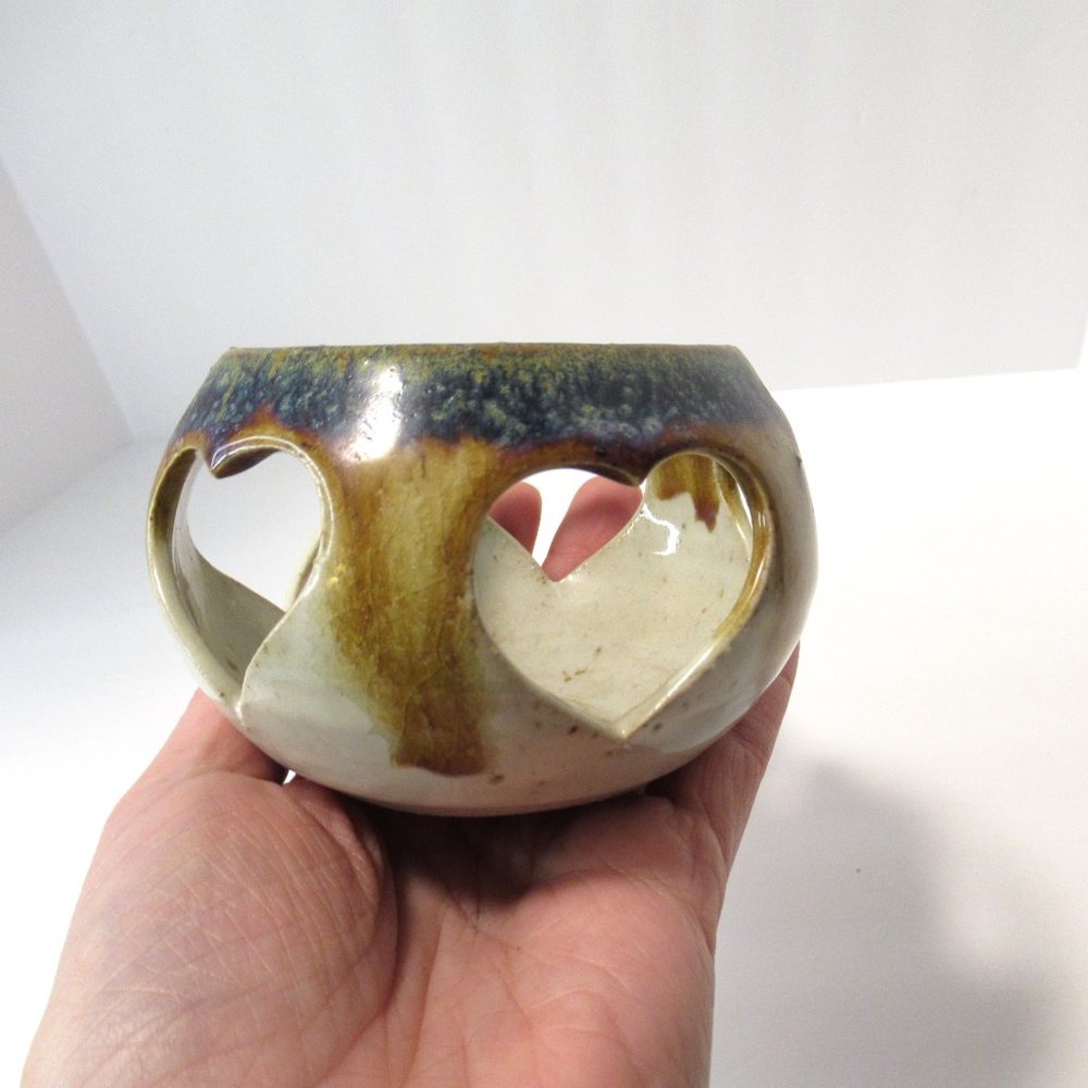 Heart candle holder